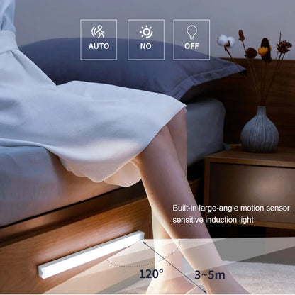 USB-C Rechargeable Wireless LED Motion Sensor Light — Hands-Free Lighting for Any Space