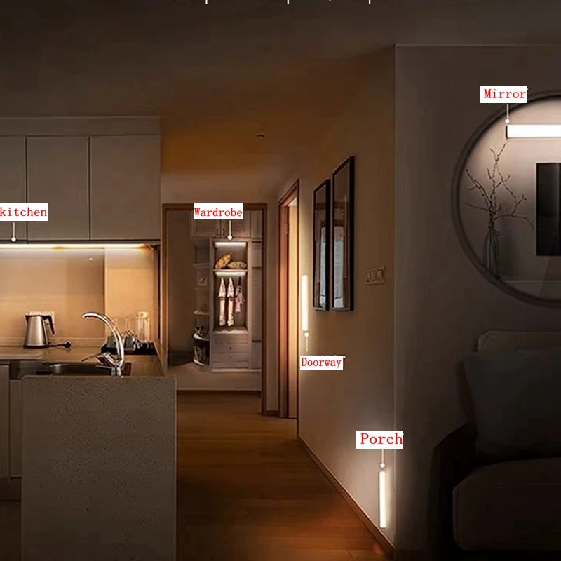 USB-C Rechargeable Wireless LED Motion Sensor Light — Hands-Free Lighting for Any Space