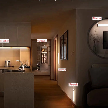 USB-C Rechargeable Wireless LED Motion Sensor Light — Hands-Free Lighting for Any Space