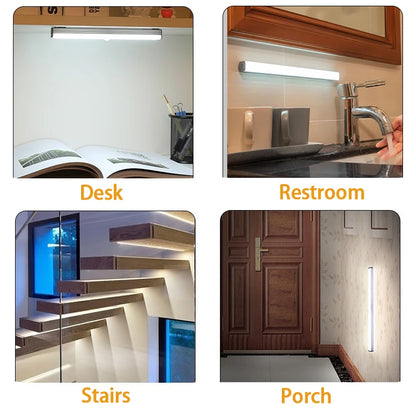 USB-C Rechargeable Wireless LED Motion Sensor Light — Hands-Free Lighting for Any Space